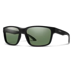 Smith Basecamp -Hiking Supplies Store 201929 Smith Basecamp Matte Black ChromaPop Polarized Gray GreenA