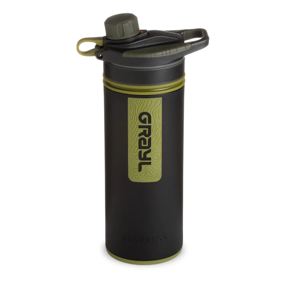 Grayl GeoPress Purifier Bottle - Camo Black 1 Grayl GeoPress Purifier Bottle - Camo Black
