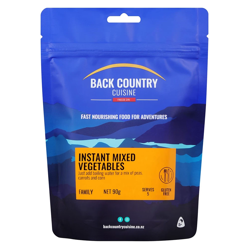 Back Country Cuisine - Instant Mixed Vegetables 1 Back Country Cuisine - Instant Mixed Vegetables