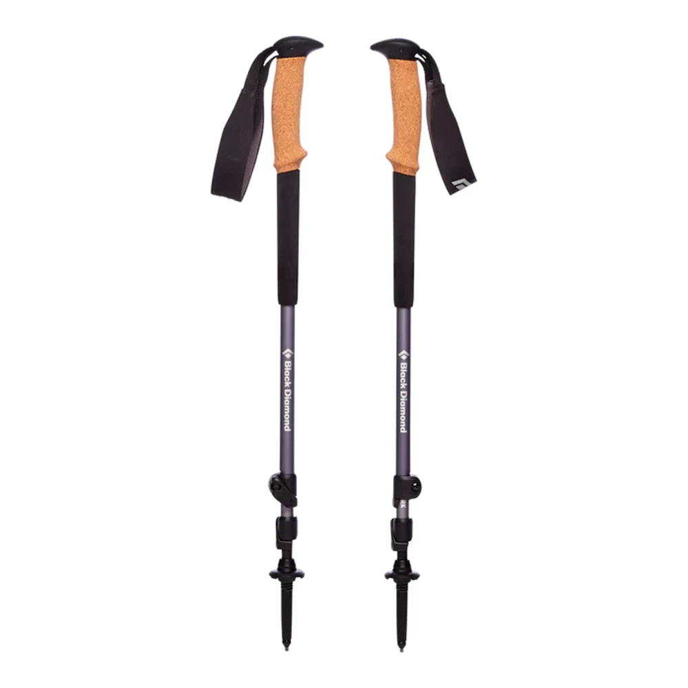 Black Diamond Trail Cork Trekking Poles Granite 1 Black Diamond Trail Cork Trekking Poles Granite