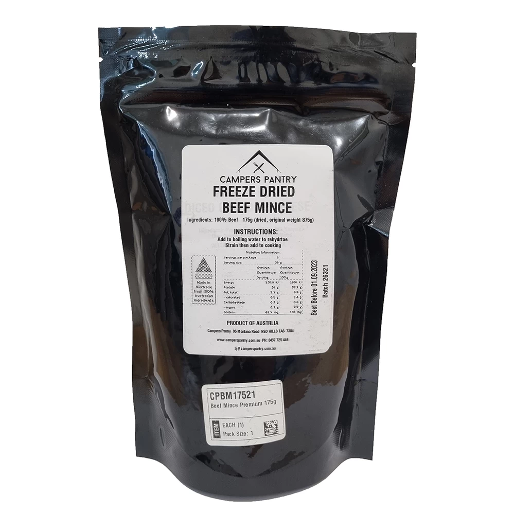 Campers Pantry Beef Mince Premium | Grass Fed 500g 1 Campers Pantry Beef Mince Premium | Grass Fed 500g