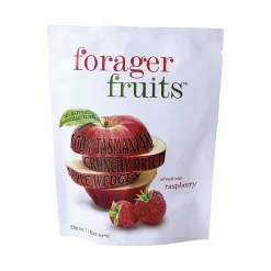 Forager Fruits Freeze Dried Raspberry Infused Apple Wedges 20g