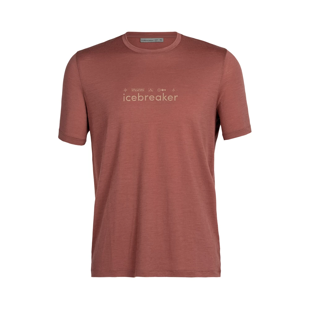 Icebreaker Mens Tech Lite II SS Tee Nature Touring Club 1 Icebreaker Mens Tech Lite II SS Tee Nature Touring Club