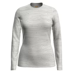 Icebreaker Women 200 Oasis LS Crewe Ski Tracks