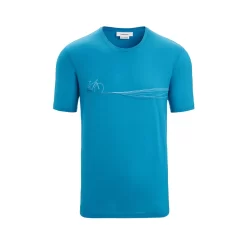Icebreaker Men Tech Lite II SS Tee Cadence Paths