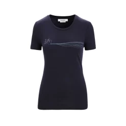 Icebreaker Women Tech Lite II SS Tee Cadence Paths