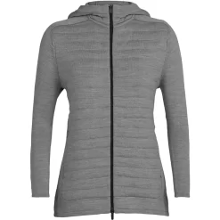 Icebreaker Womens ZoneKnit™ Insulated LS Zip Hoodie
