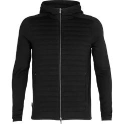 Icebreaker Mens ZoneKnitâ„¢ Insulated LS Zip Hoodie