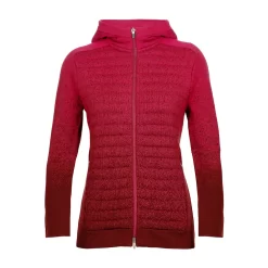 Icebreaker Women ZoneKnit™ Insulated LS Zip Hoodie