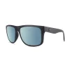 Knockaround Torrey Pines - Matte Black On Black / Sky Blue