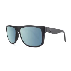 Knockaround Torrey Pines - Matte Black On Black / Sky Blue