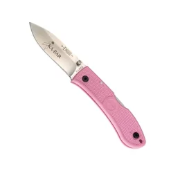 Ka-Bar Dozier Folding Hunter Plain Blade Bright Pink