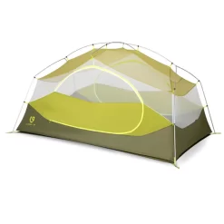 Nemo Aurora 2 Person Tent &amp; Footprint -Hiking Supplies Store NEM00250 Nemo Aurora 2 Person Tent open NovaGreen