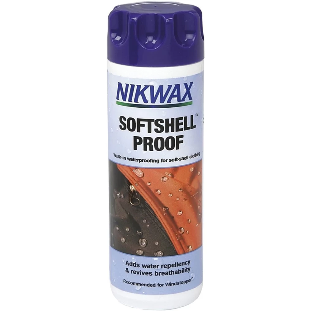 Nikwax SoftShell Proof Wash In 300ml 1 Nikwax SoftShell Proof Wash In 300ml