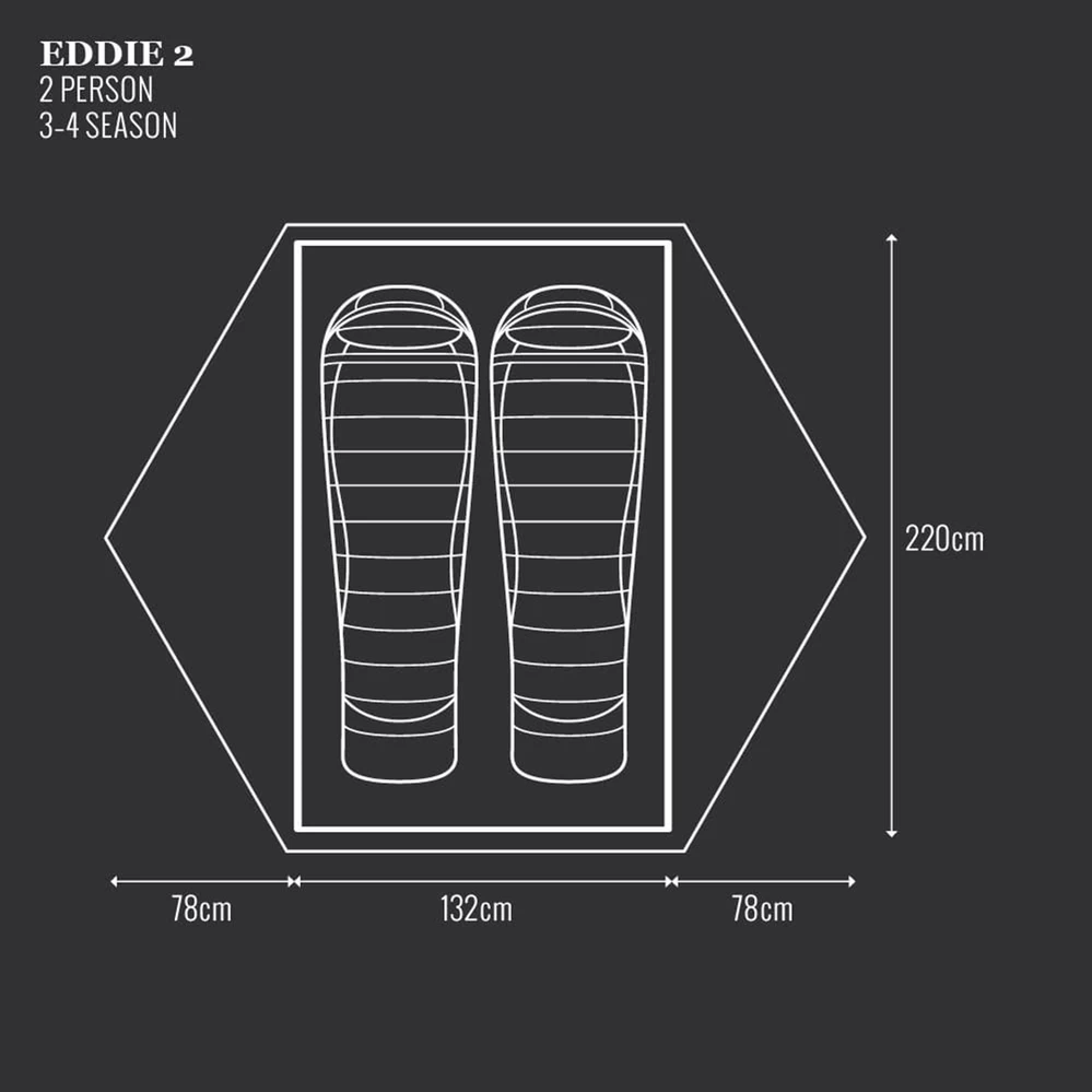 Mont Eddie 2 Tent Storm Blue 2 Mont Eddie 2 Tent Storm Blue - Image 2